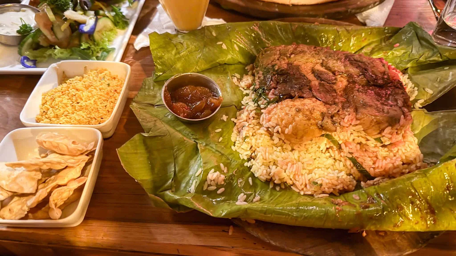 Lamprais in Cafe Chill, Ella Sri Lanka